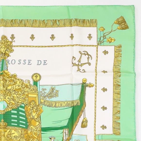 NWT Hermes Scarf "Vue du Carrosse de la Galère -La Réale" 1 - Picture 7 of 11